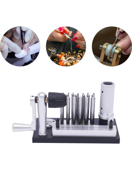 Máquina de Fabricación de Anillos de Salto WsrrLun con 20 Mandriles 2.5-12mm Máquina de Fabricación de Anillos de Salto WsrrLun con 20 Mandriles 2.5-12mm