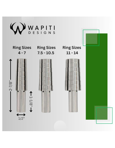 Mandril Expandible de Acero Inoxidable Wapiti para Anillos