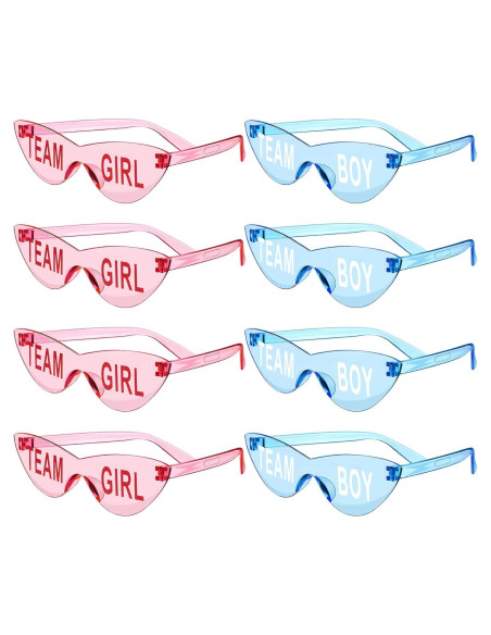 Gafas de Sol Revelación de Género Konohan 8 Pzas Azules y Rosas Gafas de Sol Revelación de Género Konohan 8 Pzas Azules y Rosas