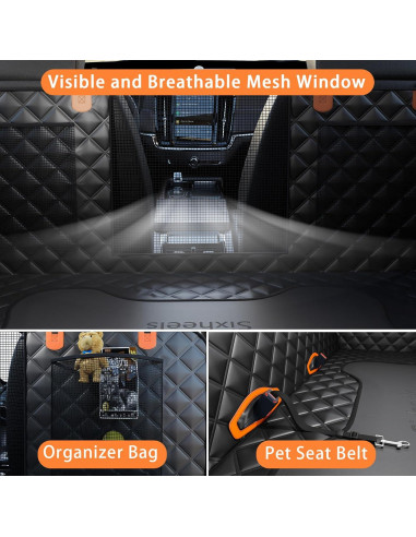 Funda de Asiento para Perros Sixheels - Impermeable y Resistente
