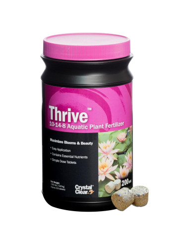 Fertilizante para Plantas Acuáticas CrystalClear Thrive 200 Tabletas