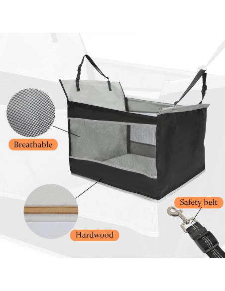 Asiento de Coche para Perros Adorepaw Grande Impermeable Asiento de Coche para Perros Adorepaw Grande Impermeable
