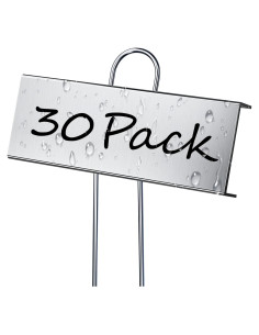 Paquete de 30 Etiquetas de Metal Cureder para Jardín