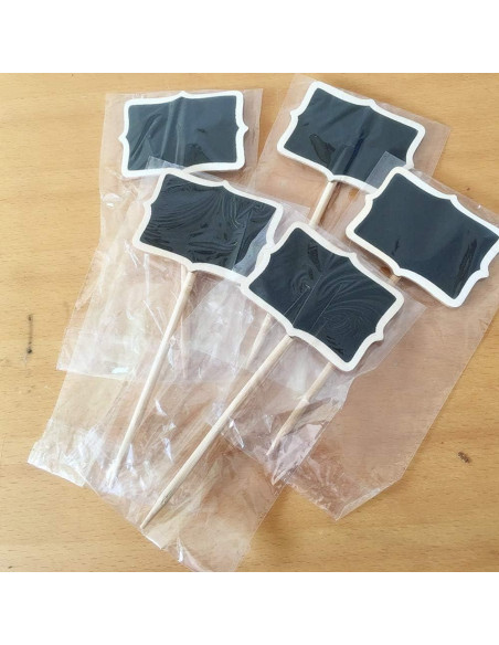 Etiquetas para Plantas XIAN 10pcs Madera Impermeables 8x18cm Etiquetas para Plantas XIAN 10pcs Madera Impermeables 8x18cm