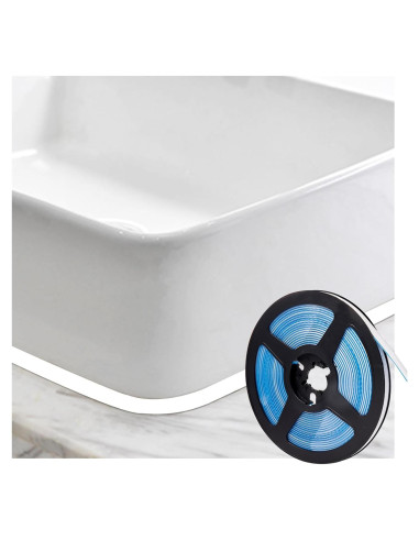 Moldura de Techo Autoadhesiva WSIWZAI 12.8cm Blanco Flexible