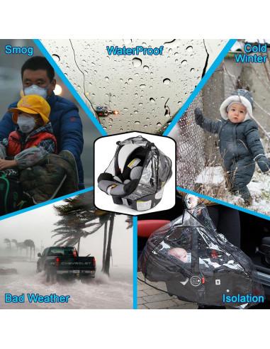 Cubierta de Lluvia Baby & Beyond para Asiento de Auto Universal