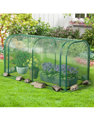 Mini Invernadero Portátil Toolsempire 120x56x61 cm Verde