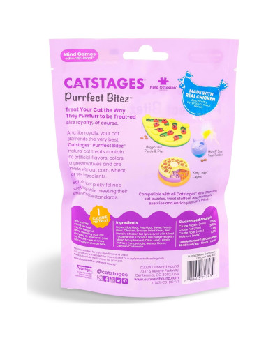 Galletas Naturales para Gatos Catstages Purrfect Bitez 113g Pollo