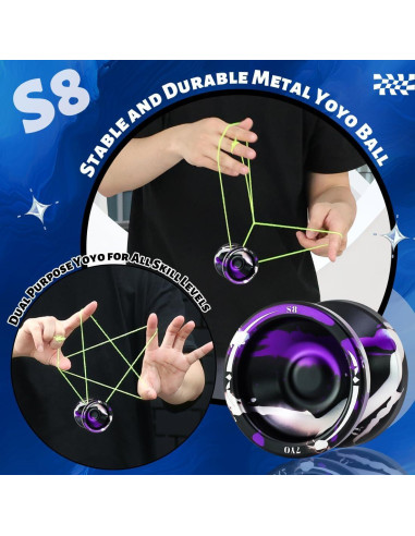 Yoyo S8 7YO Profesional Doble Función para Niños 8+