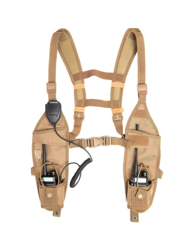 Arnés de Hombro LUITON LT-JKB para Radio Universal Caqui