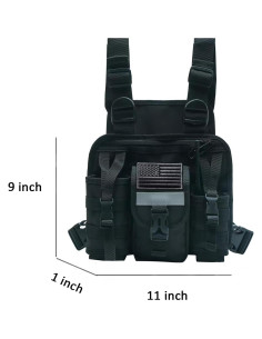 Arnés de Pecho para Walkie Talkie TDYU con Bolsa Ajustable 2
