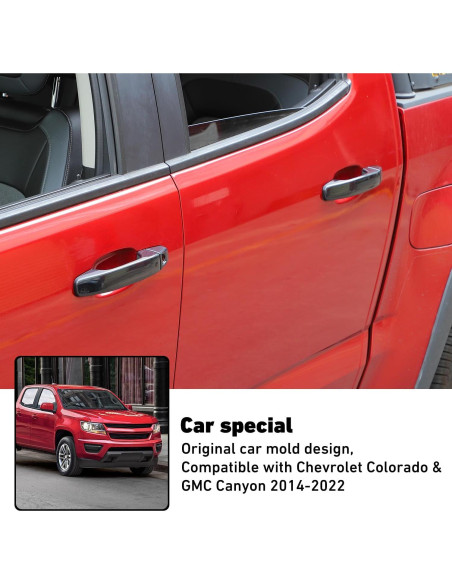 Cubiertas de Manijas de Puerta Linskip para Chevrolet Colorado 2014-2022 Cubiertas de Manijas de Puerta Linskip para Chevrolet Colorado 2014-2022