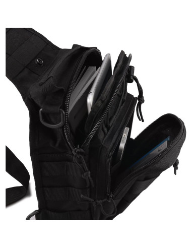 Bolsa de Hombro Táctica Novemkada Sling 1000D Negra