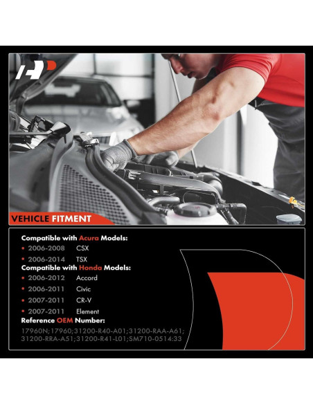 Motor de arranque A-Premium para Honda y Acura 12V 1.6KW Motor de arranque A-Premium para Honda y Acura 12V 1.6KW