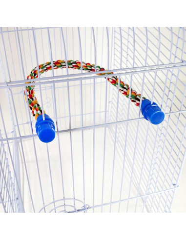 Percha de Cuerda Flexible Multicolor PENN-PLAX 53 cm para Aves