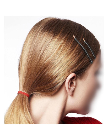Pinzas de cabello metálicas Aguder, 10 piezas, negro Pinzas de cabello metálicas Aguder, 10 piezas, negro