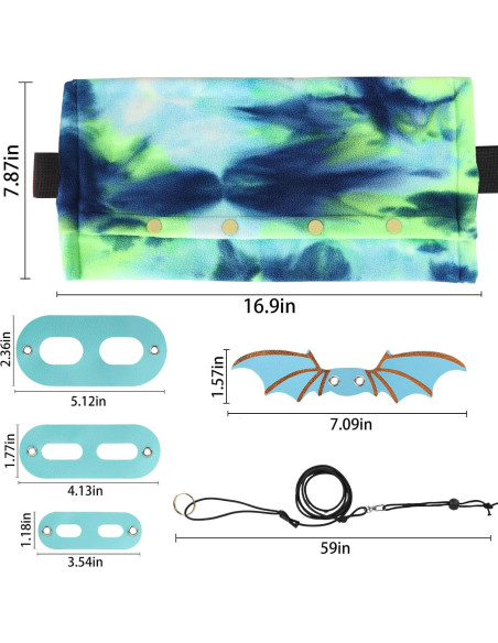 Transportador de Dragón Barbudo Esmorah con Correa Ajustable Transportador de Dragón Barbudo Esmorah con Correa Ajustable