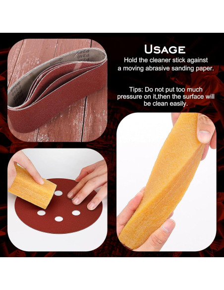 Stick de Limpieza Abrasivo WCIC 20 cm para Lijadoras de Cinta Stick de Limpieza Abrasivo WCIC 20 cm para Lijadoras de Cinta