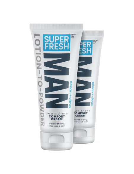 Desodorante en Polvo Super Fresh para Hombres 4 oz Doble Desodorante en Polvo Super Fresh para Hombres 4 oz Doble