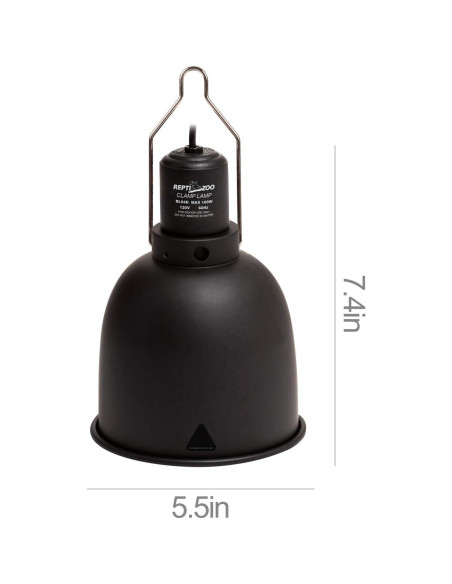 Lámpara de cúpula profunda REPTI ZOO 100W E26 1600 lúmenes Lámpara de cúpula profunda REPTI ZOO 100W E26 1600 lúmenes