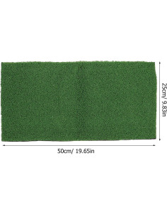 Césped Artificial para Tortugas Ipetboom 50x25 cm Verde 2