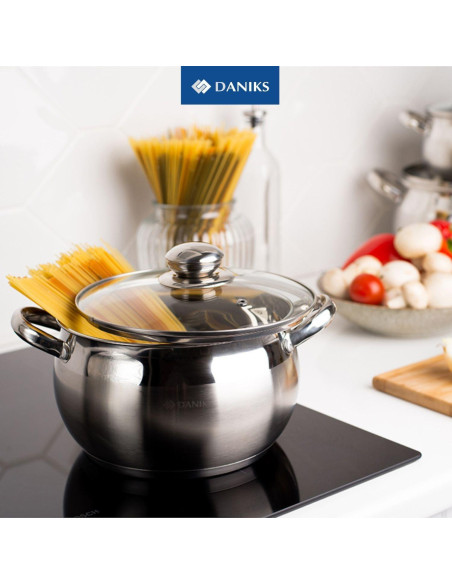 Juego de utensilios de cocina Daniks Classic 6 piezas acero Juego de utensilios de cocina Daniks Classic 6 piezas acero