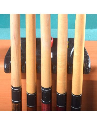 Soporte para Tacos de Billar GAMESUN con 4 Tizas - Portátil