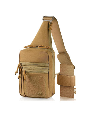 Bolsa de Bandolera Táctica M-Tac para Hombres Coyote