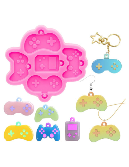Molde de Silicona para Resina Shining Queen Controlador Juego Molde de Silicona para Resina Shining Queen Controlador Juego