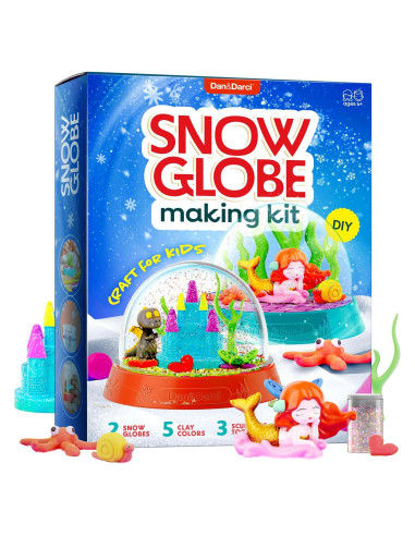 Kit de Fabricación de Globos de Nieve Dan&Darci - Manualidades para Niños