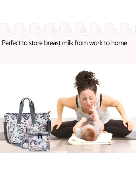 Bolsa Enfriadora Teamoy para 4 Botellas de Leche Materna Bolsa Enfriadora Teamoy para 4 Botellas de Leche Materna