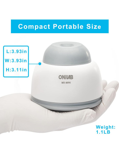 Mezclador Vortex Mini ONiLAB 12W 3000 rpm para Laboratorio