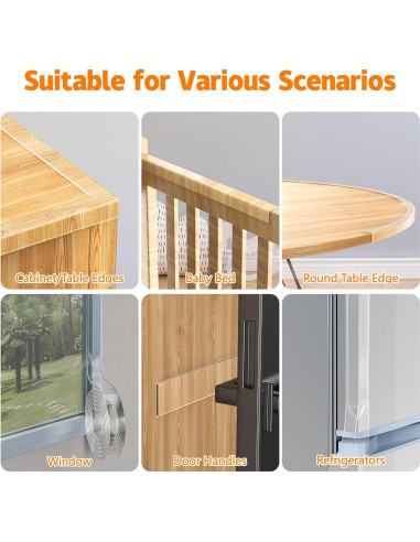 Protector de Bordes Transparente E-PRONSE 2MM Grueso 2m