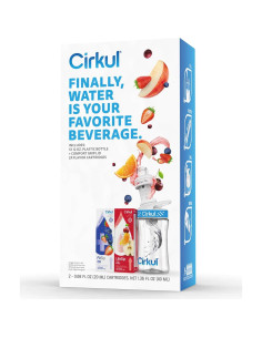 Cirkul Kit de Inicio Botella 355ml + 2 Cartuchos Sabor 2