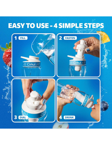 Cirkul Kit de Inicio Botella 355ml + 2 Cartuchos Sabor Cirkul Kit de Inicio Botella 355ml + 2 Cartuchos Sabor