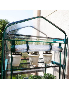 Invernadero Mini 4 Niveles Worth Garden 160 cm - Estantes PVC 2