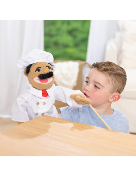 Títere de Chef Melissa & Doug con Varilla Desmontable 38.1 cm Títere de Chef Melissa & Doug con Varilla Desmontable 38.1 cm