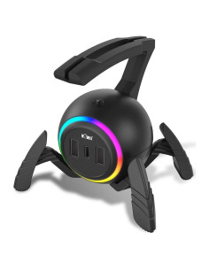 Soporte para Cable de Ratón KIWIFOTOS RGB con Hub USB 2 Puertos