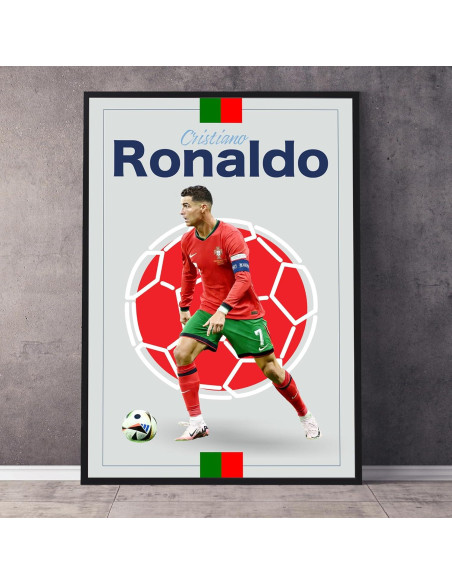Póster de Fútbol Cristiano Ronaldo 30.48x45.72 cm Papel Satinado Póster de Fútbol Cristiano Ronaldo 30.48x45.72 cm Papel Satinado