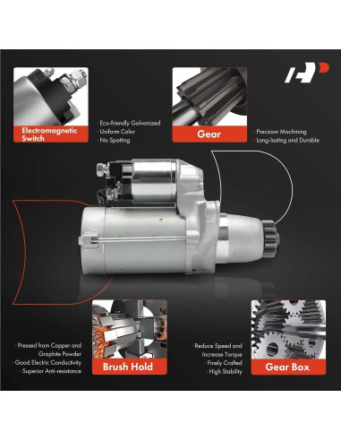 Motor de Arranque A-Premium 12V 1.6KW para Toyota y Lexus