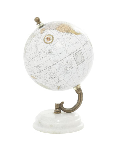 Globo de Mármol Deco 79 con Base Plástica 12.7 cm Blanco
