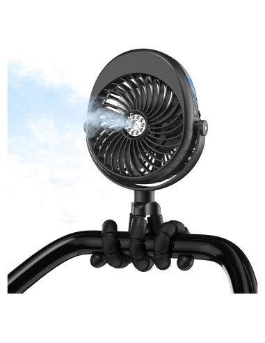 Ventilador de Cochecito COMLIFE F002 con Nebulización 4000mAh
