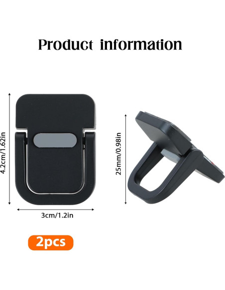 Soporte Mini Autoadhesivo para Laptop AHQiZFX - Negro Soporte Mini Autoadhesivo para Laptop AHQiZFX - Negro