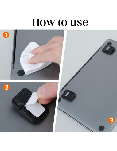 Soporte Mini Autoadhesivo para Laptop AHQiZFX - Negro