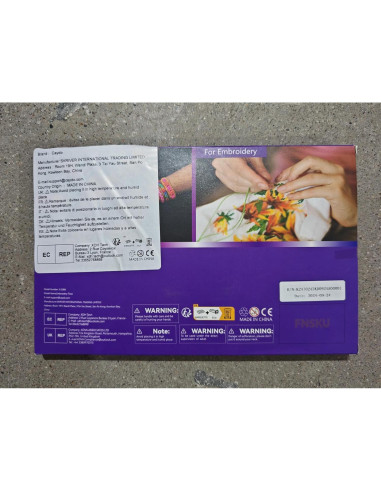 Caydo Kit de Hilo de Bordado 50 Madejas 12 Bobinas 8m