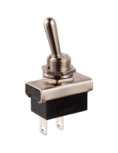 Interruptor de palanca BOJACK SPST 12V 10A con tapa impermeable - Paquete de 2
