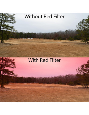 Kit de Filtros de Color Gradual 72mm iSnapPhoto 6 Piezas Vidrio