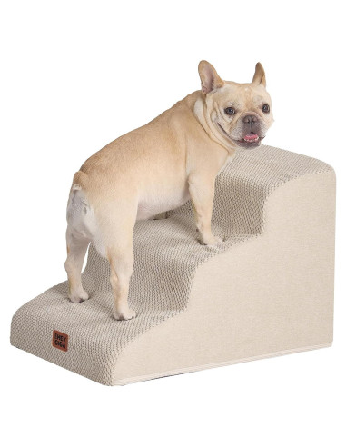 Escalera Curvada para Perros EHEYCIGA 3 Pasos Antideslizante 40 cm