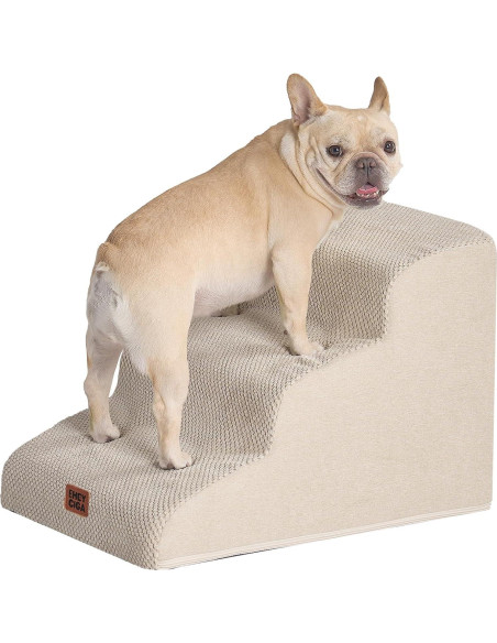 Escalera Curvada para Perros EHEYCIGA 3 Pasos Antideslizante 40 cm Escalera Curvada para Perros EHEYCIGA 3 Pasos Antideslizante 40 cm
