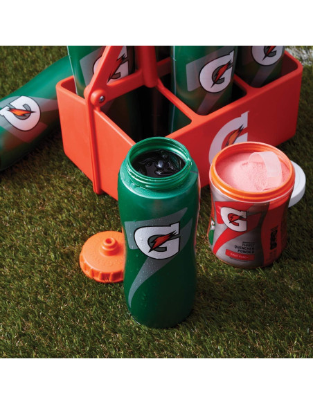 Transportador de Botellas Gatorade 32oz Naranja - 6 Unidades Transportador de Botellas Gatorade 32oz Naranja - 6 Unidades